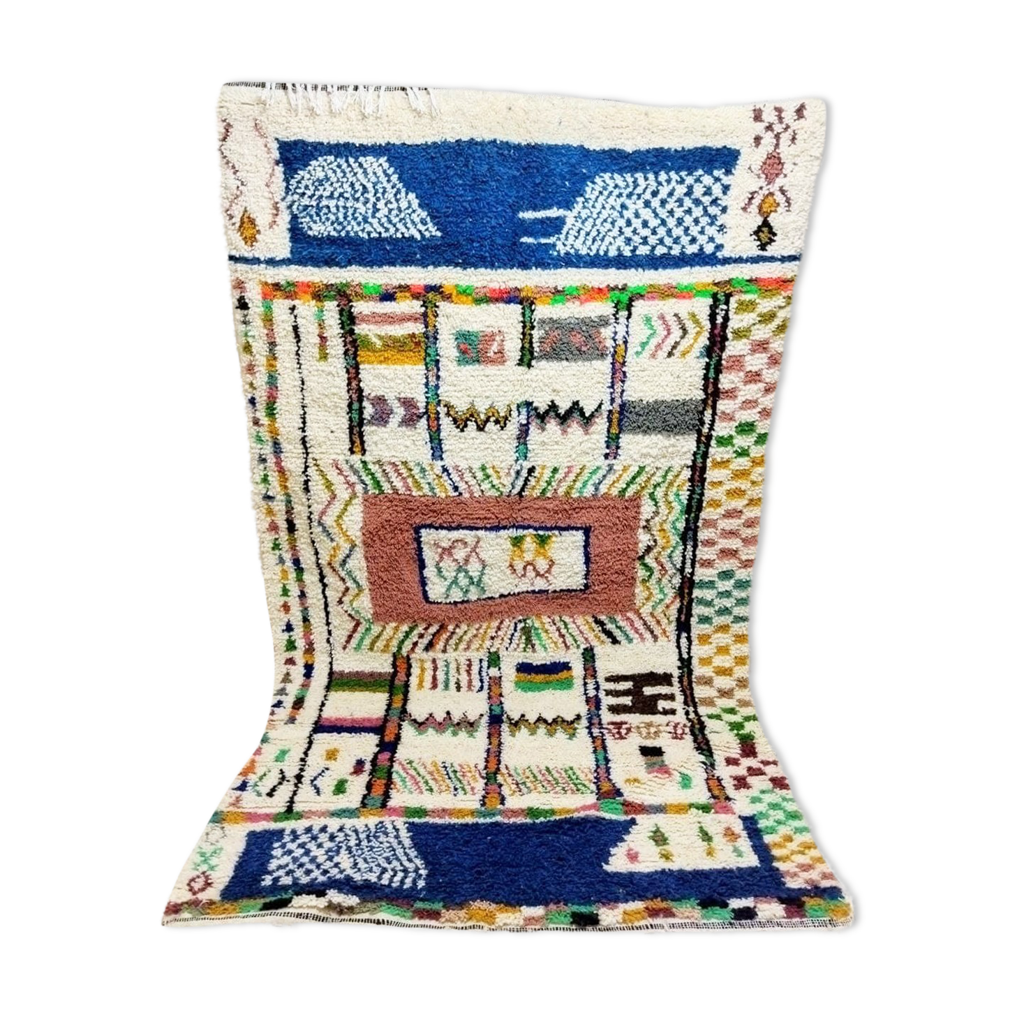 Tapis berbère marocain 263 x 155cm
