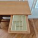 Bureau scandinave vintage rénové, années 50-60