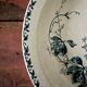 Shallow round plate, Gien ironstone.
