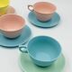 Élysée cup and saucer set in melamine