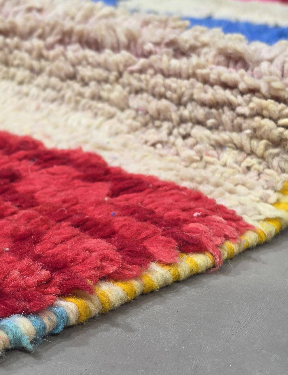 Handmade Colourful Berber Rug - 274 x 210 cm