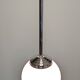 Art Deco opaline ball pendant light circa 1930