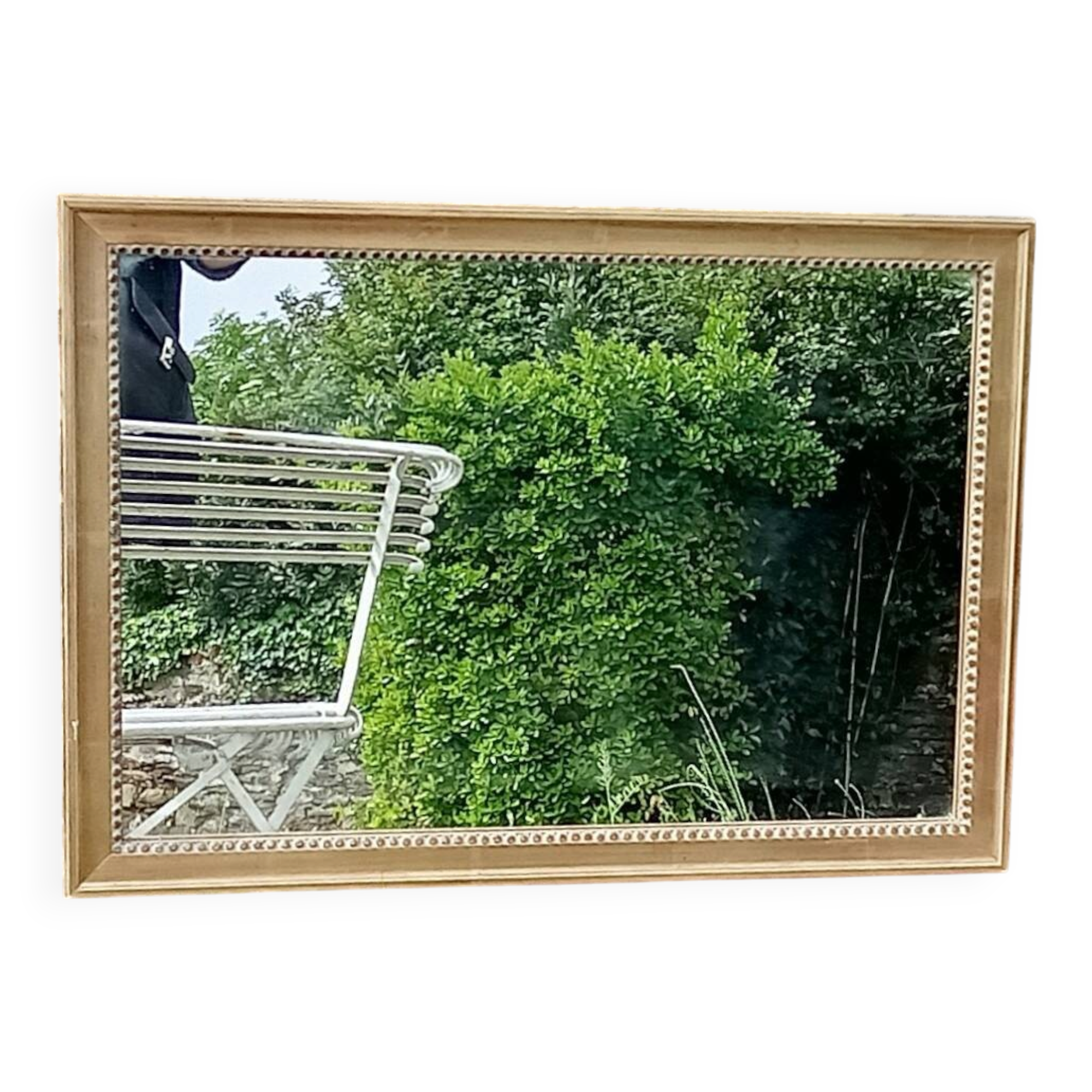 Antique gilded mirror