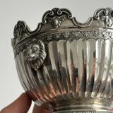 Shiny silver metal cup