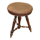 Tabouret de piano rond réglable Napoléon III