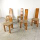 Ensemble de 6 chaises à repas par Rob & Dries van den Berghe, 1980