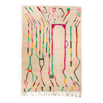 Tapis berbère azilal multicolore