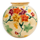 Ceramic Ball Vase "Rozet" Barbotine - Regina Gouda - c. 1950