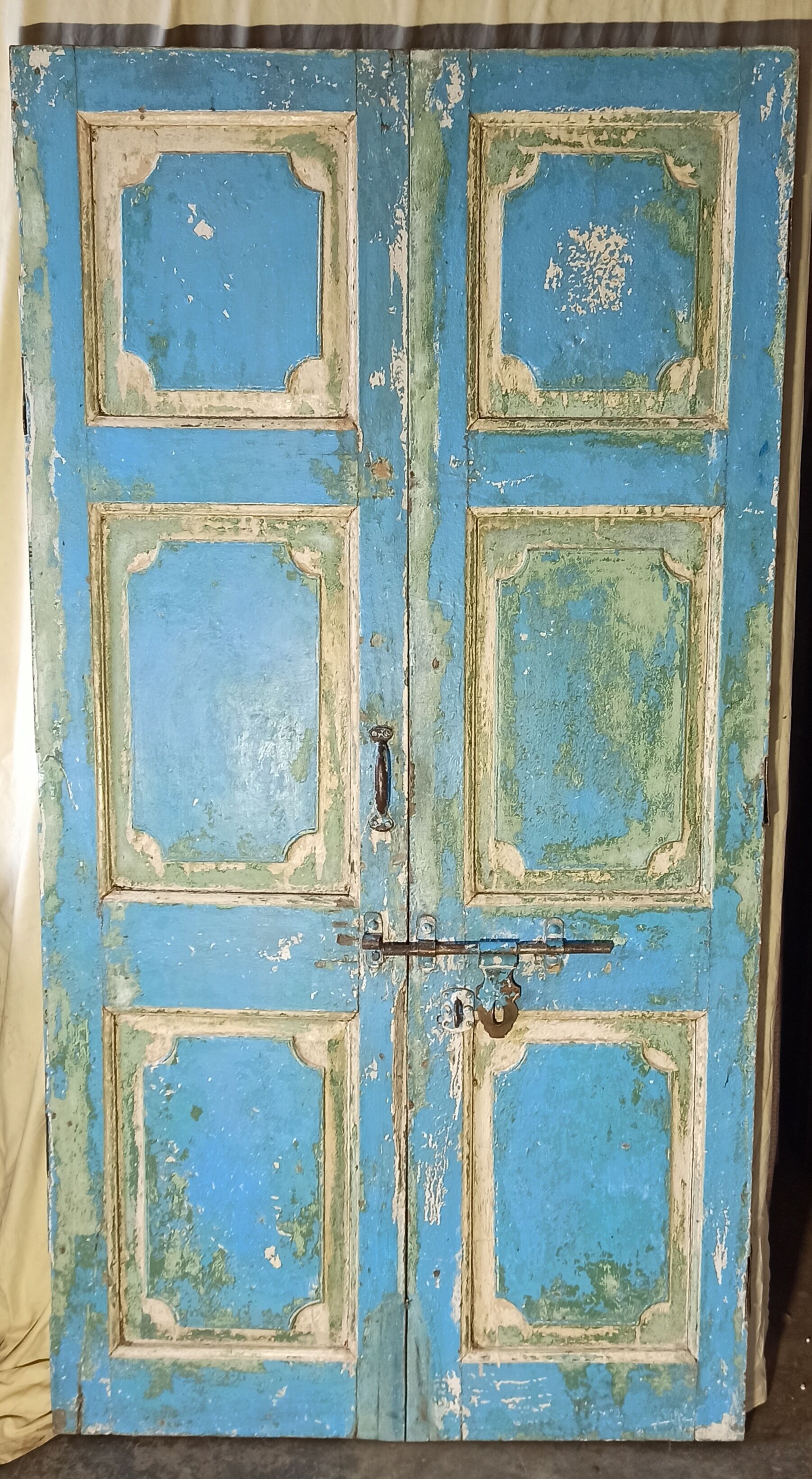 Old wooden door