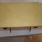 Rattan side table