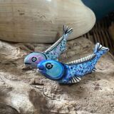 Set of 6 enameled stoneware fish knife rests