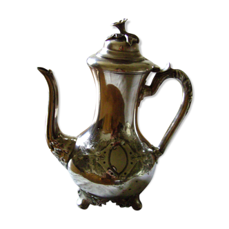 Silver coffee maker from 1890