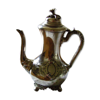 Cafetière argent de 1890