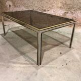 Table in chrome and brass
