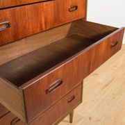 Commode en teck de style Mid-Century, Danemark, années 1960