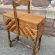 Scandinavian vintage Art Deco worker sewing box sewing box 1950