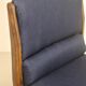 Fauteuil de bureau vintage pivotant en bois année 70