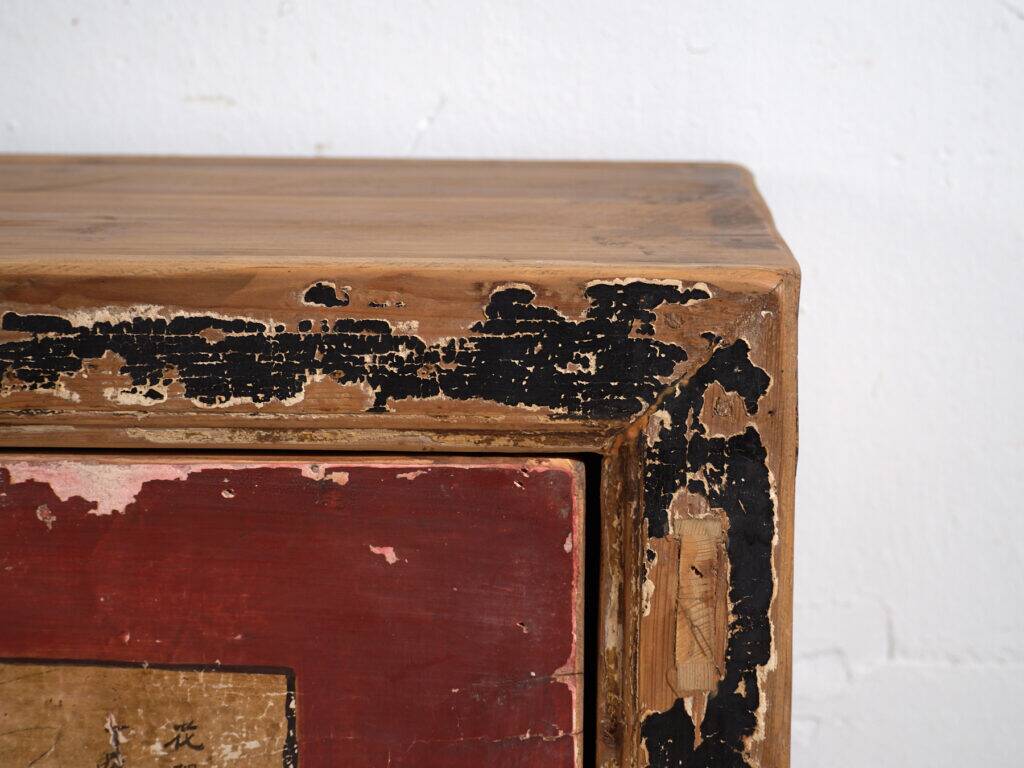 Antique buffet painted in pine wood – Shanxi, circa 1930