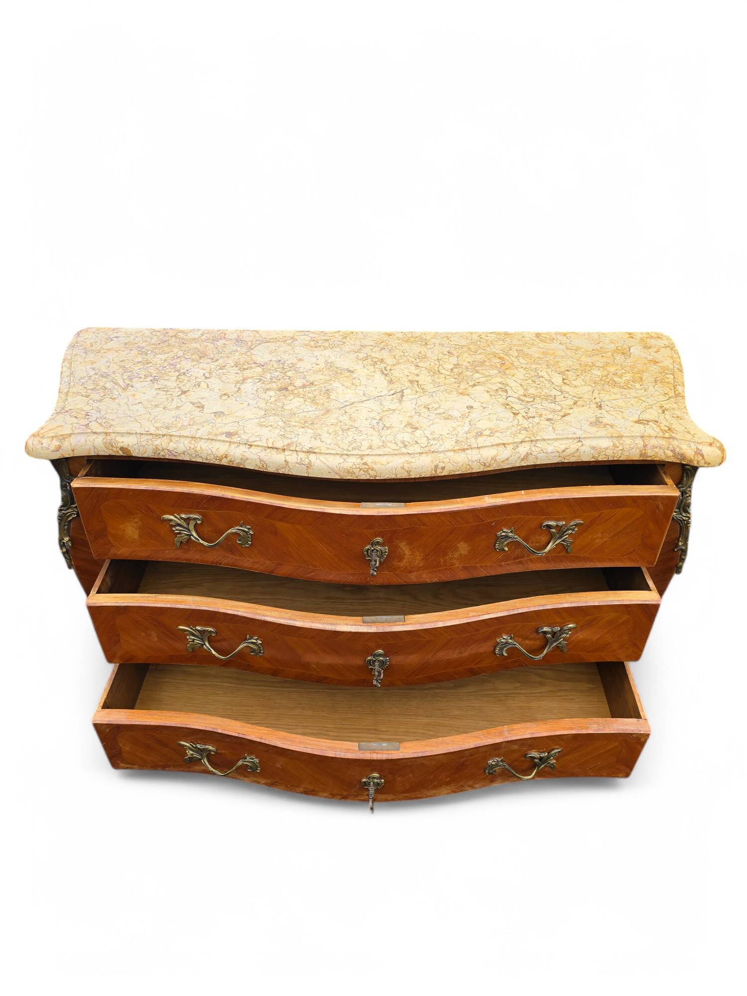 Commode style Louis XV dessus marbre