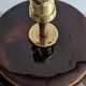 XL glazed ceramic lamp from the 60s/70s