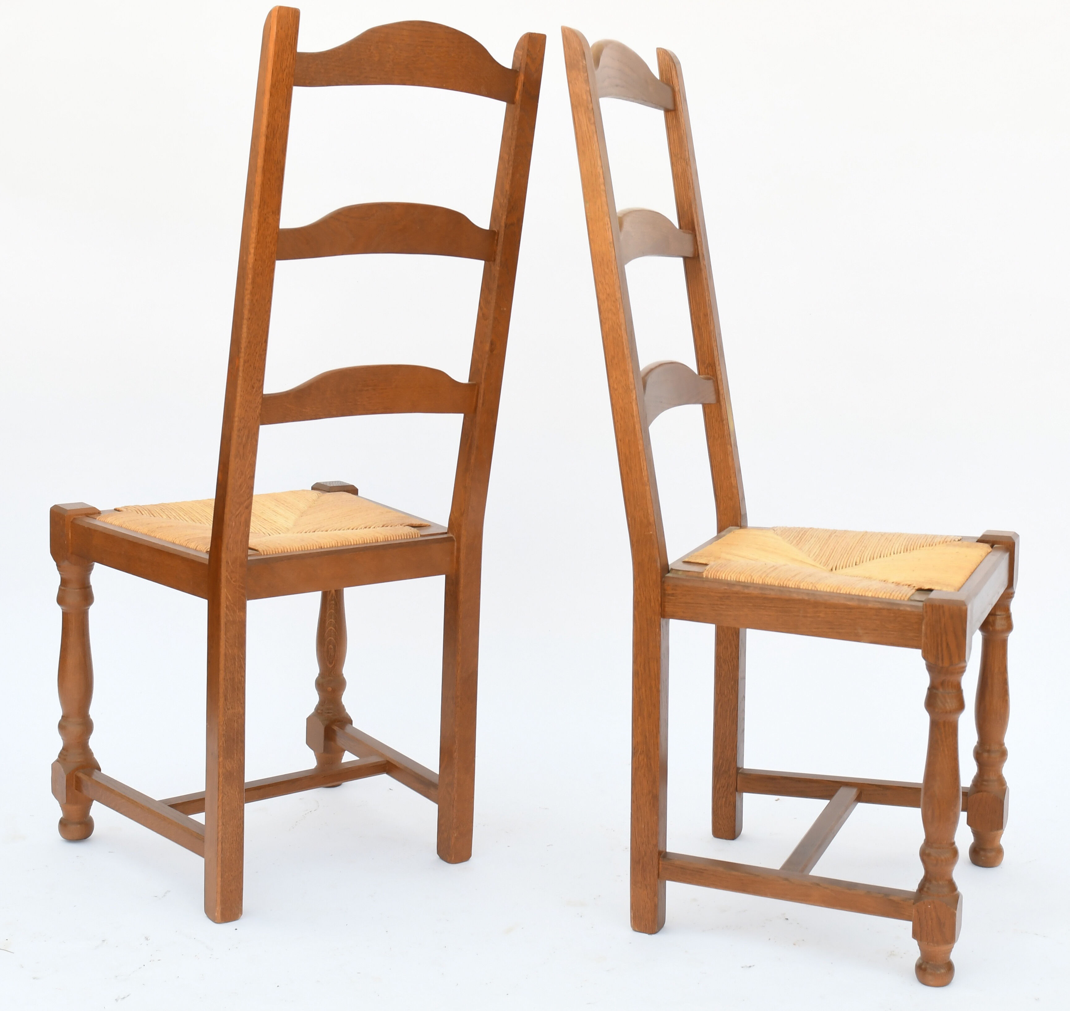 6 chaises paillées