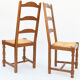6 chaises paillées