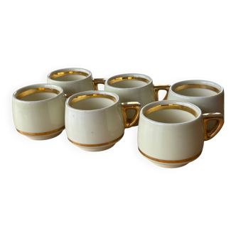 6 tasses à café années 50/60