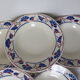 6 hollow plates of Badonviller model Mousmee 221002
