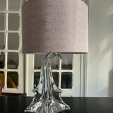 50s crystal table lamp
