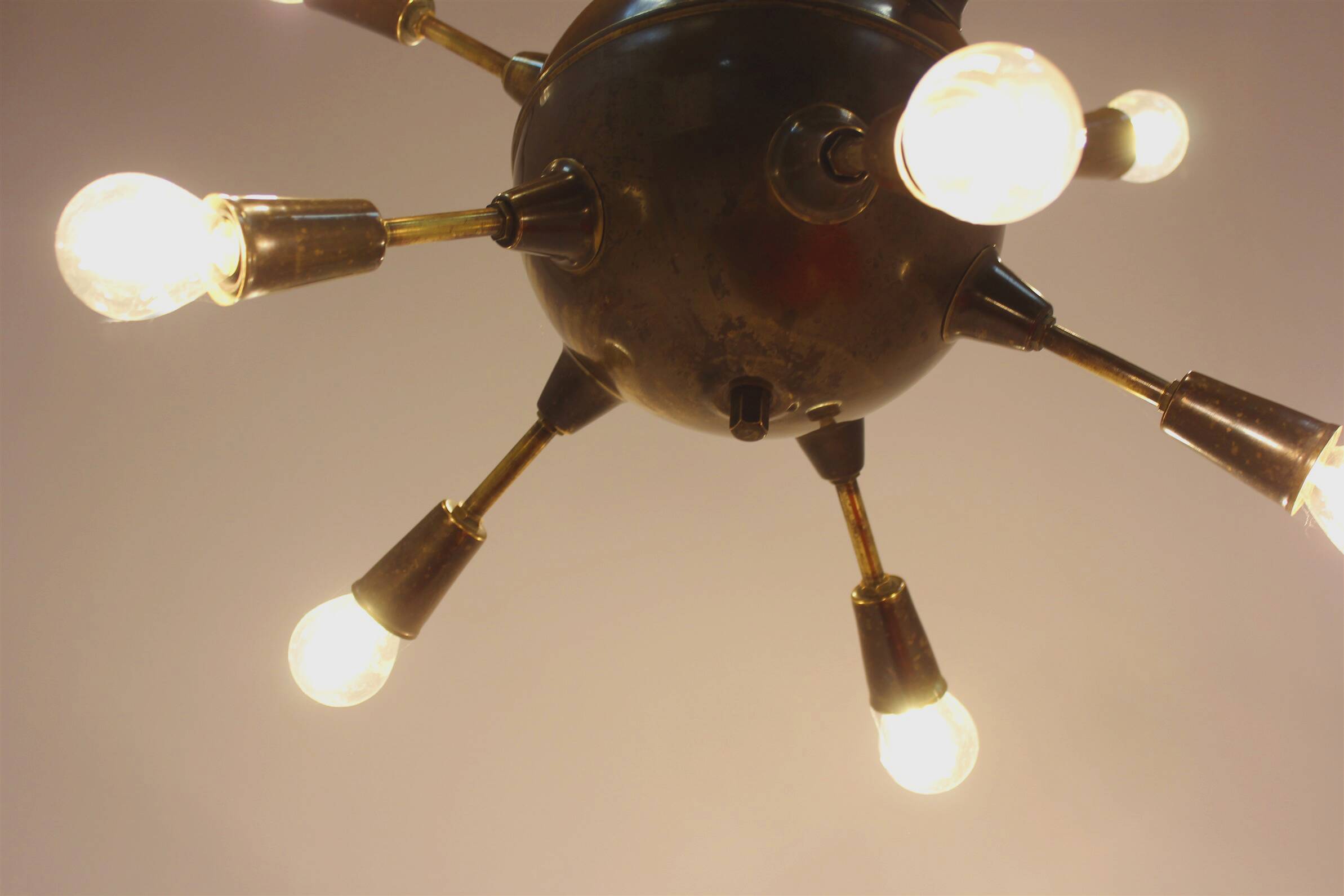 Vintage Sputnik Chandelier, 1960s
