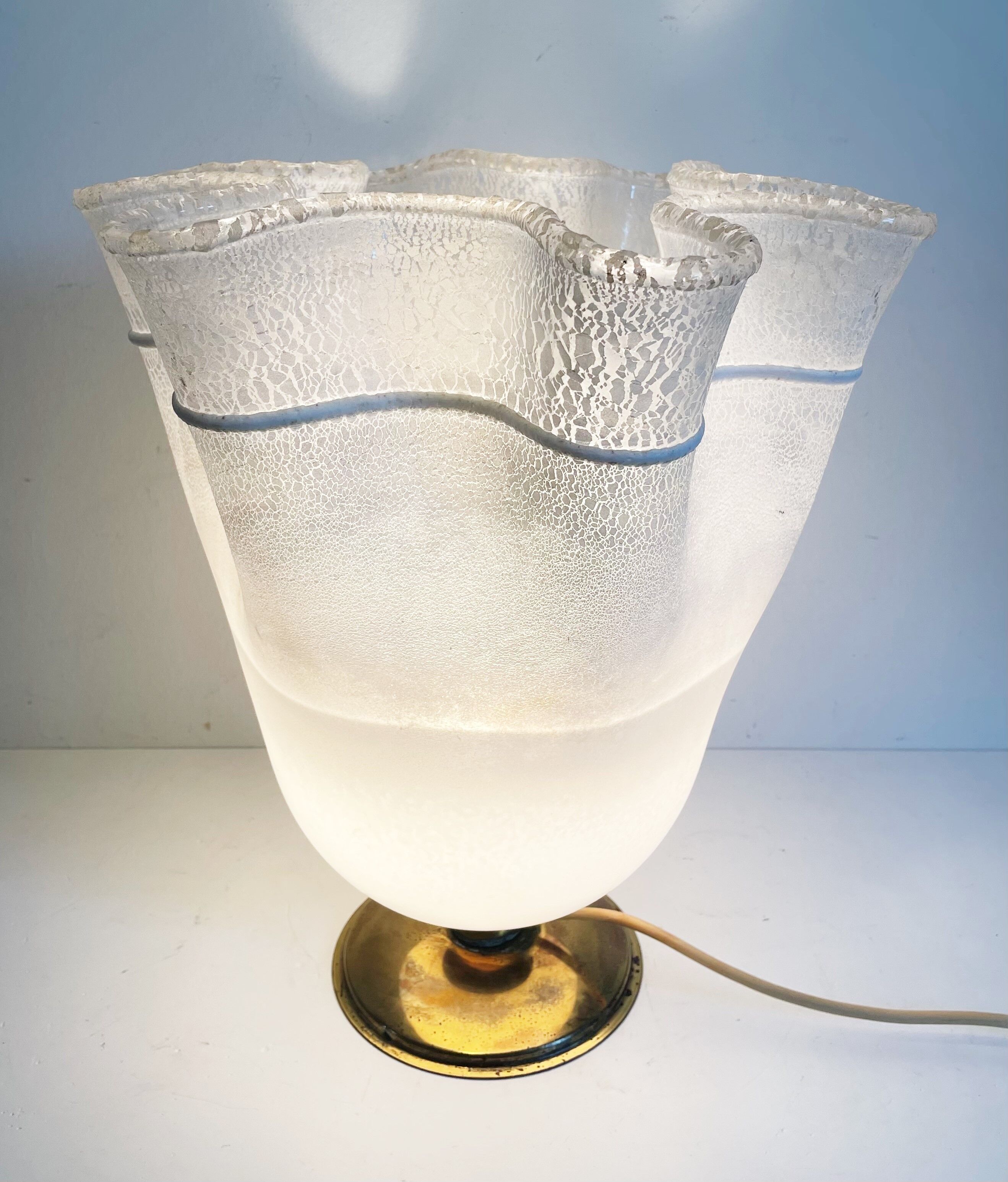 Vintage table lamp by Mazzega, 1960s