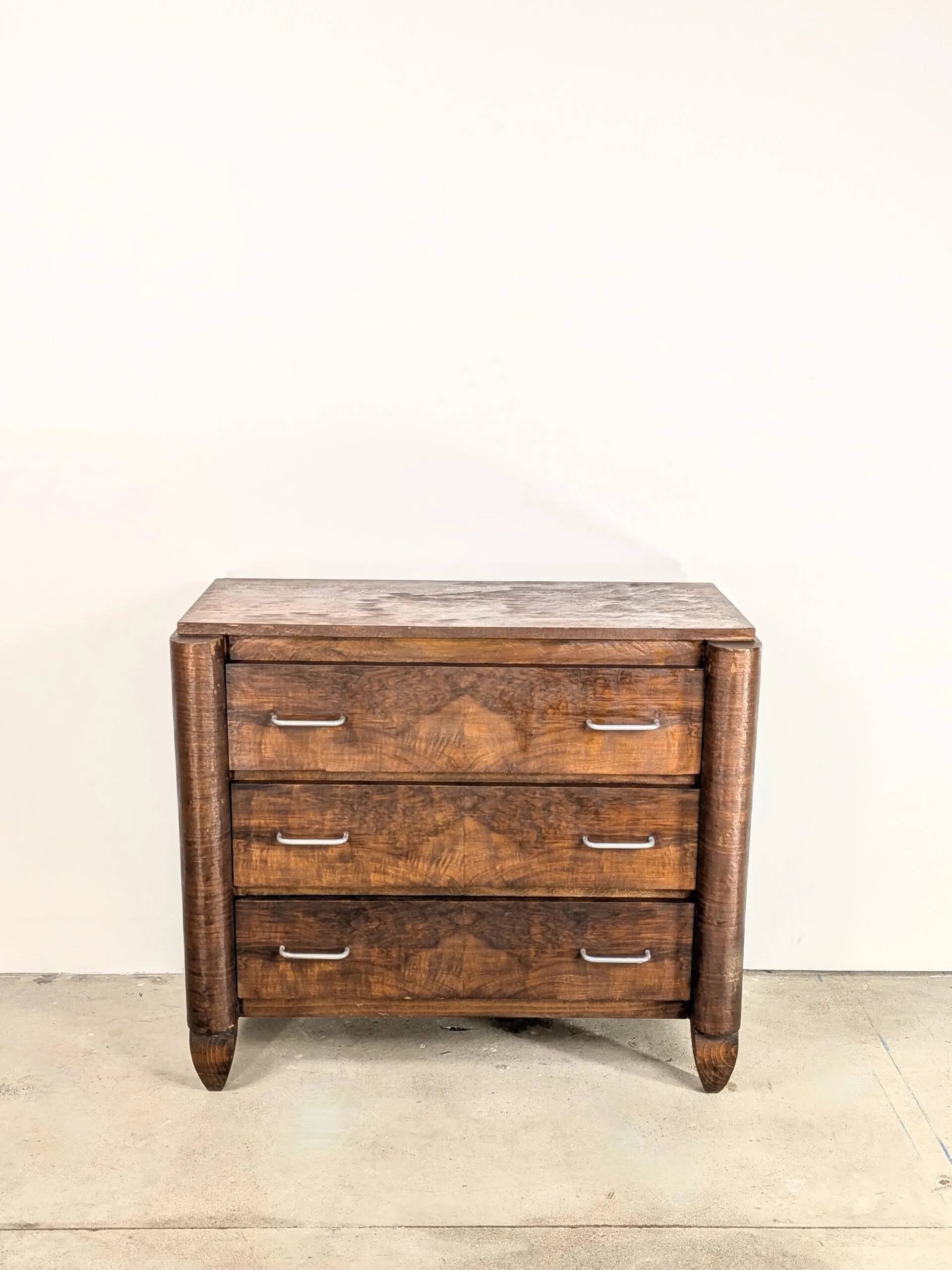 Vintage 1950s chest of drawers – Art Deco style