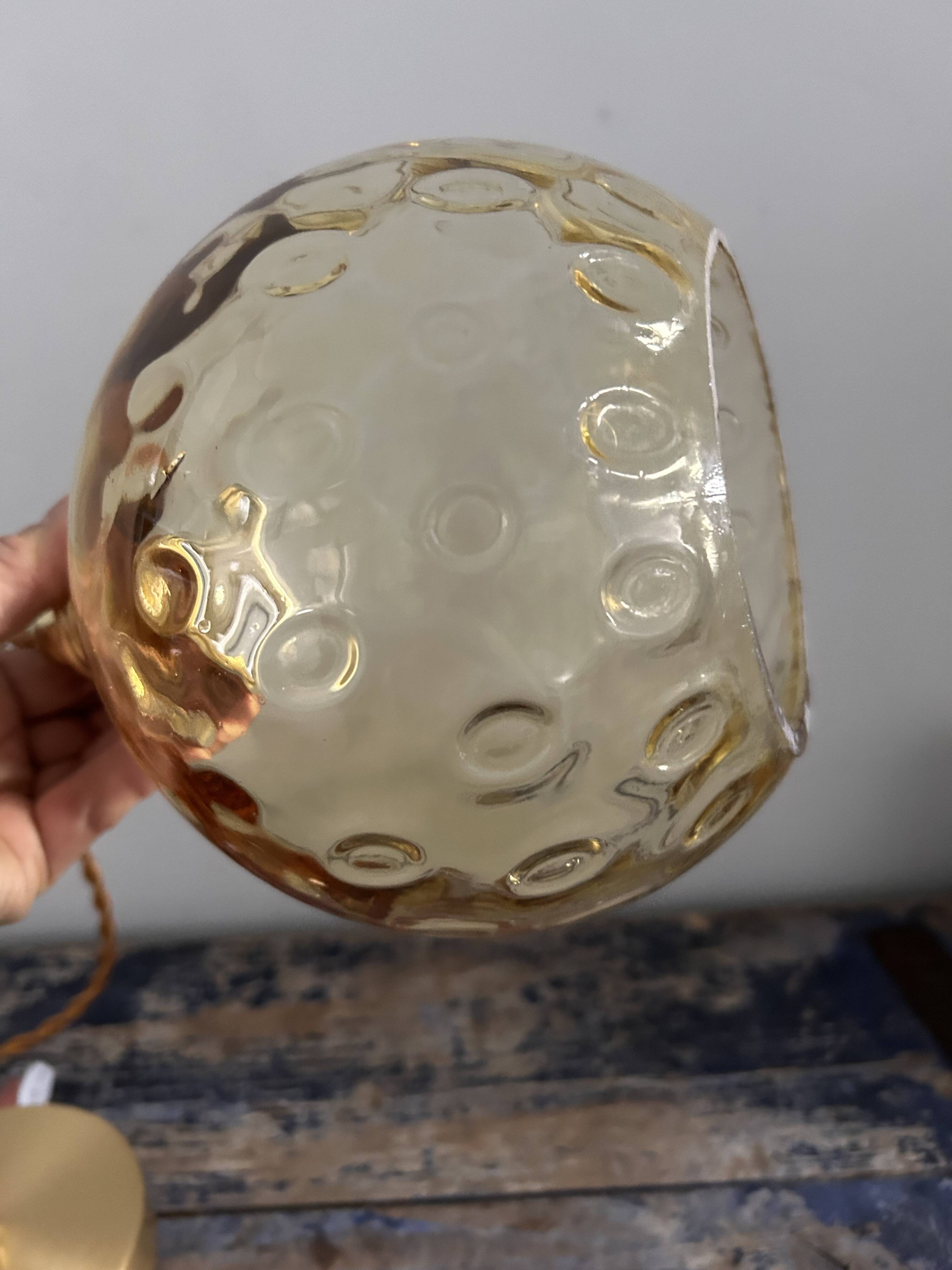 Old ball pendant light