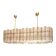 Modern Gold Murano Glass “Tropical” Chandelier by Simoeng, Italy
