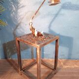 20th century steel stools / end tables