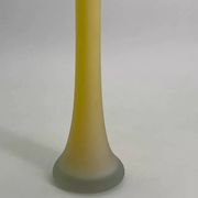 Vase années 70 en verre soufflé