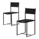 Pair of chairs from the Spaghetti collection designed by Giandomenico Belotti 1970
