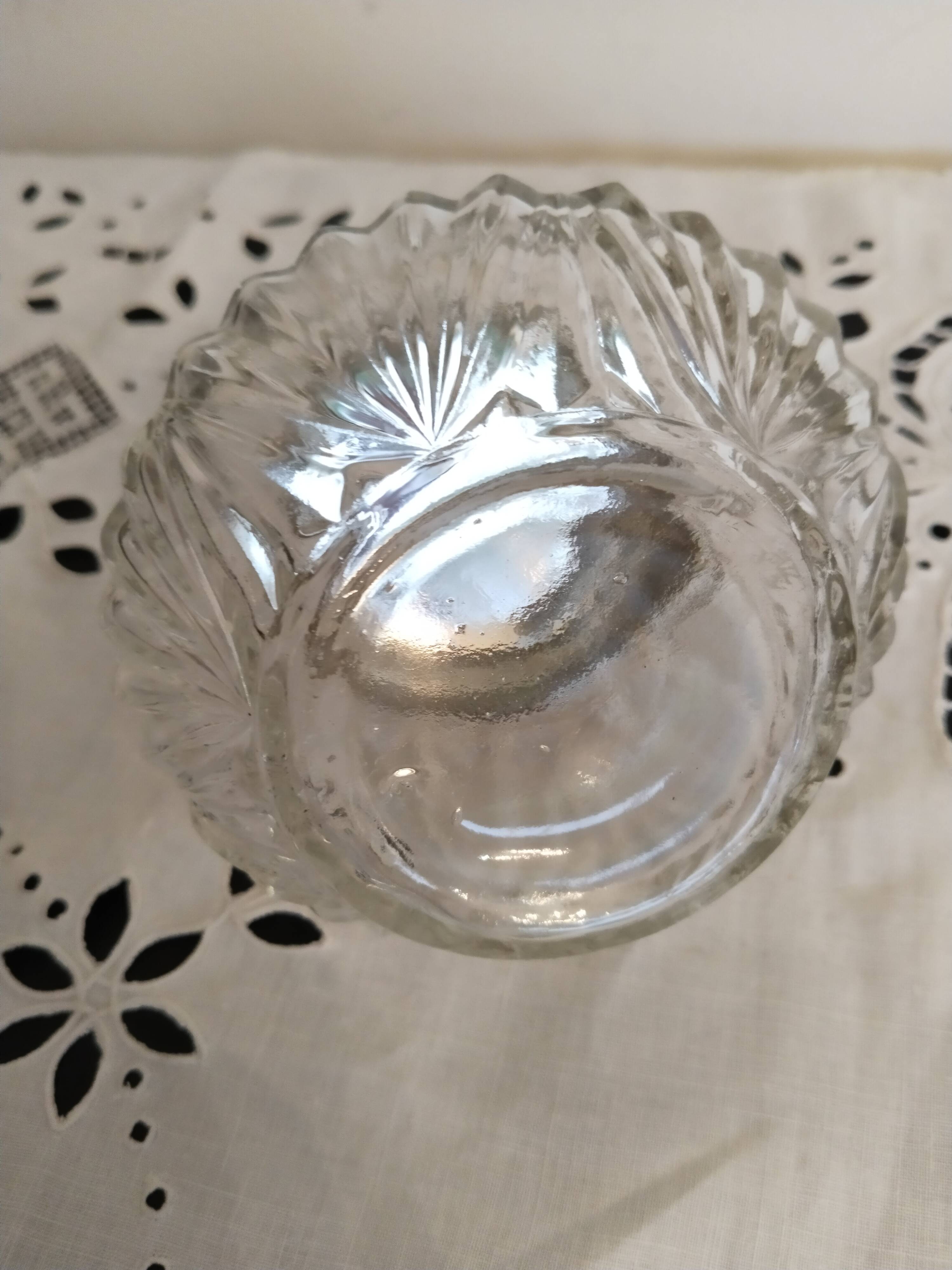 Sugar bowl, glass jam maker