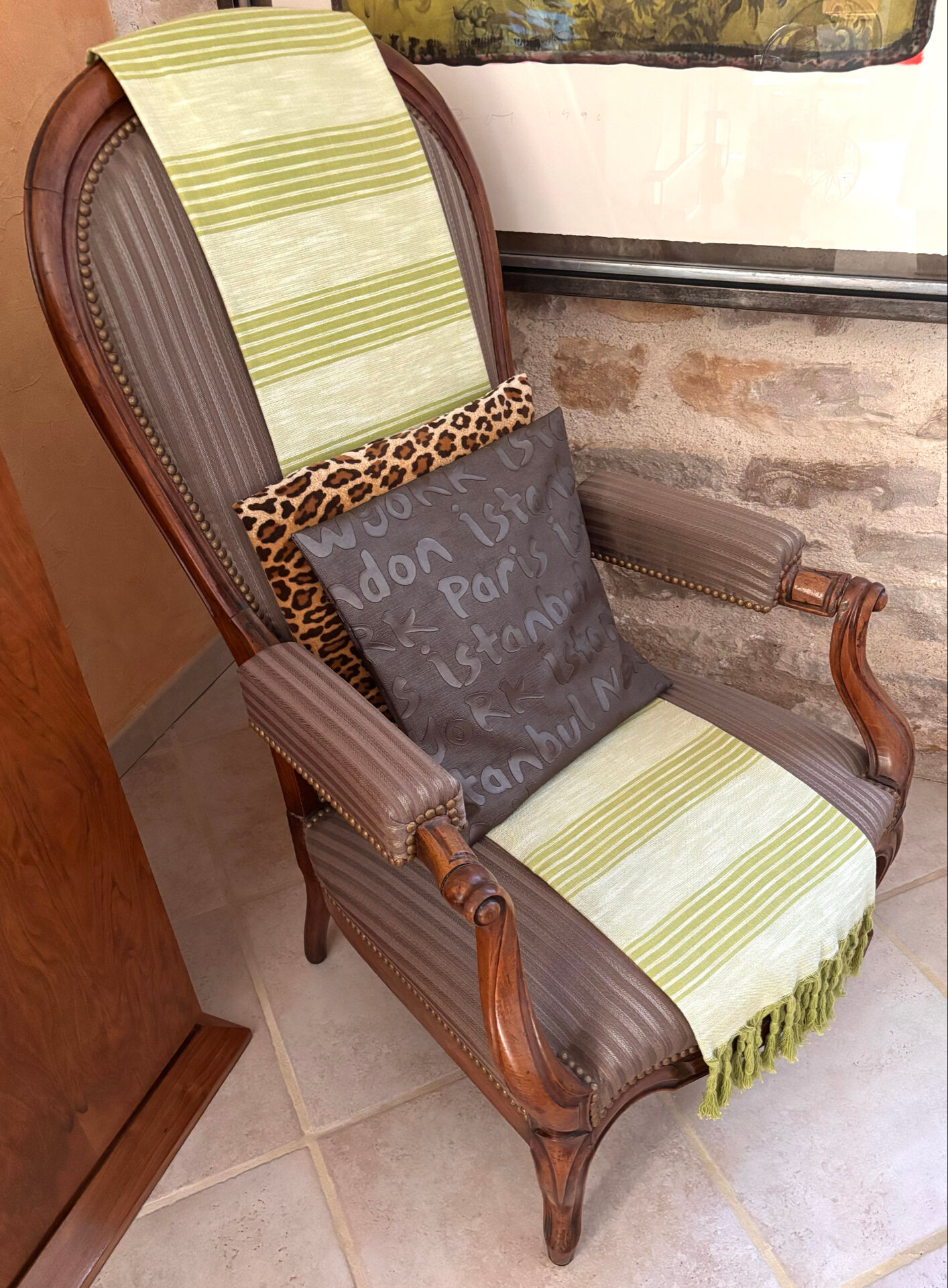 Voltaire armchair