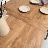 Table de ferme en hêtre XL