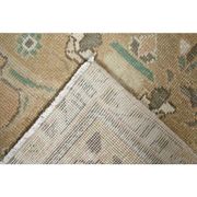 1970s Vintage Persian Handmade Wool Cotton Orange Area Rug 285x397