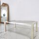 Vintage coffee table 1970s brushed metal smoked glass