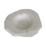 White marble ashtray