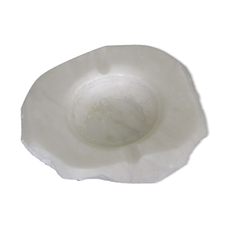 White marble ashtray