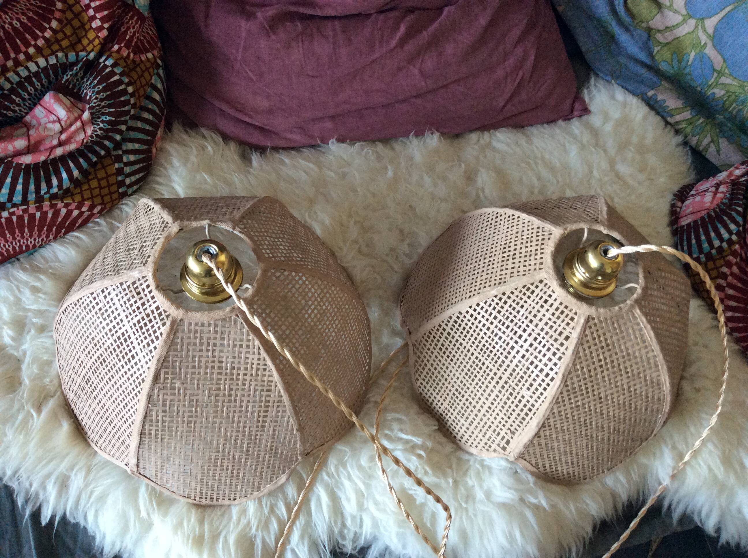 2 flower hangings