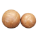 Pair of 1950s Czechoslovak Vintage Leather Medicine Balls