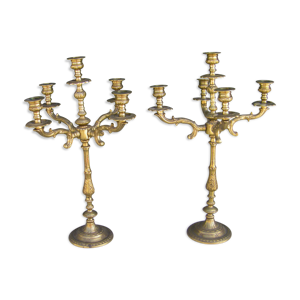 paire de chandeliers