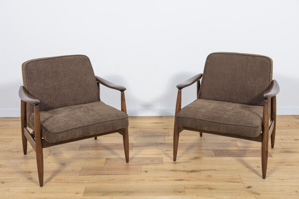 Fauteuils GFM-87 par Juliusz Kedziorek pour meubles Gościcińskie, années 1960, Set de 2