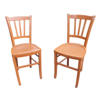 Lot 2 chaises bistrot