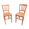 Lot 2 chaises bistrot